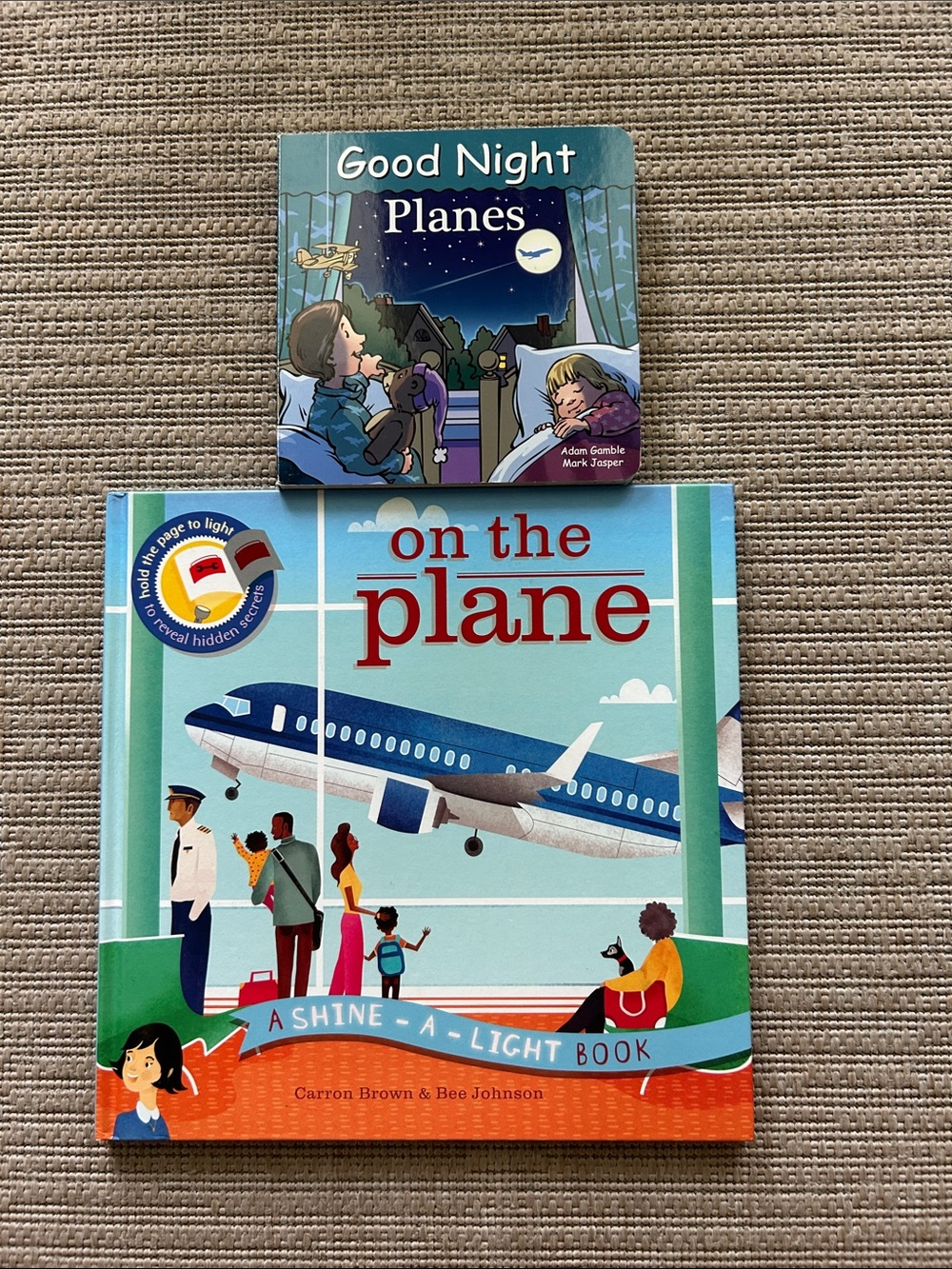 Shine a Light Book On the Plane / Good Night Planes Board Book